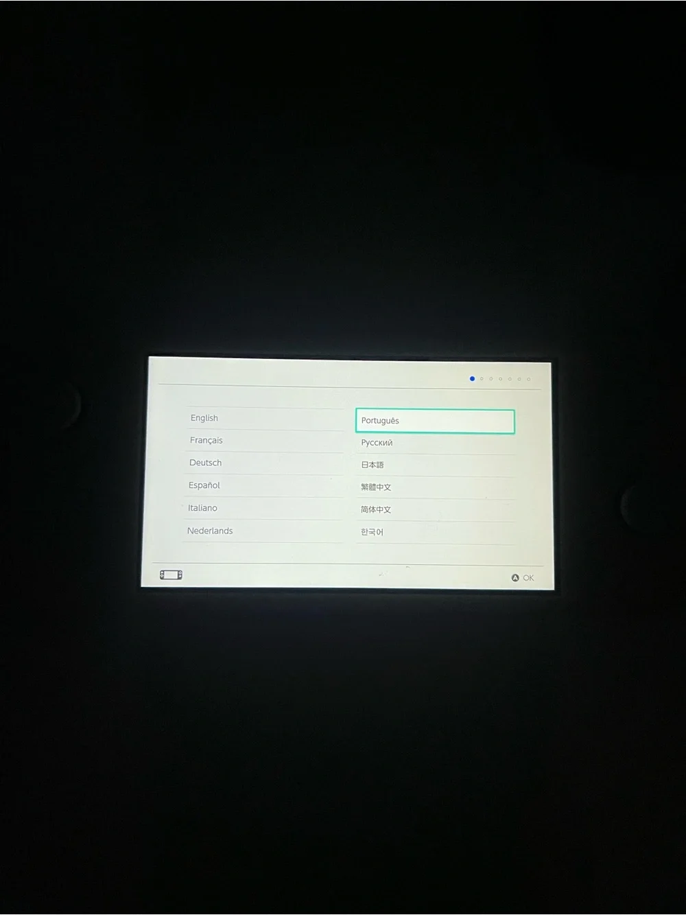 Yellow Nintendo switch light with charger